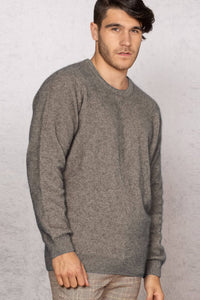 Possum Merino Cambridge Crew Neck Knit
