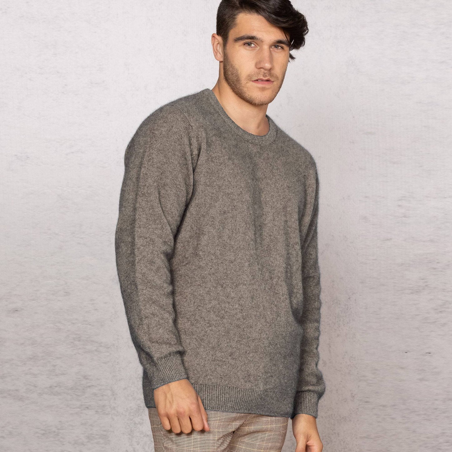 Possum Merino Cambridge Crew Neck Knit