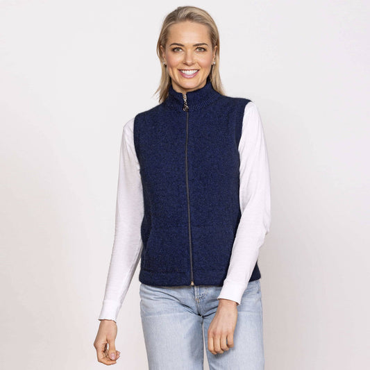 Women's Possum Merino Gilet