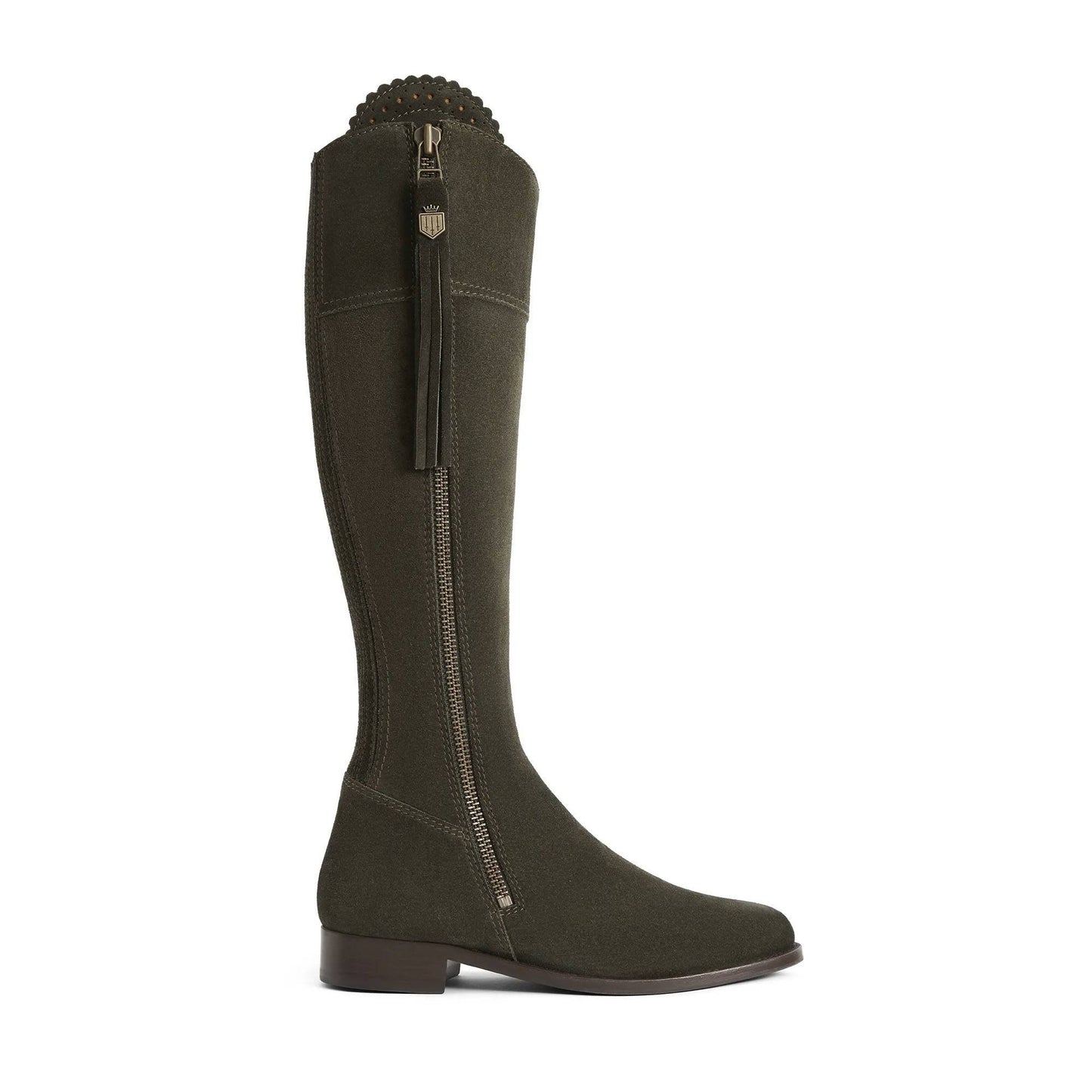 Flat Suede Regina Boot