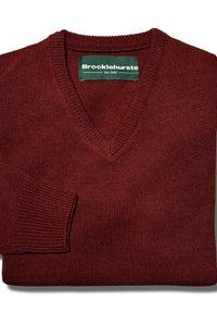 Lambswool Vee Neck Sweater