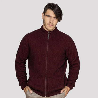 Possum Merino Bristol Full Zip Knit
