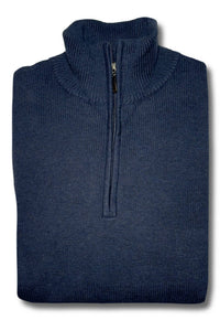 Quarter Zip Cotton Knit