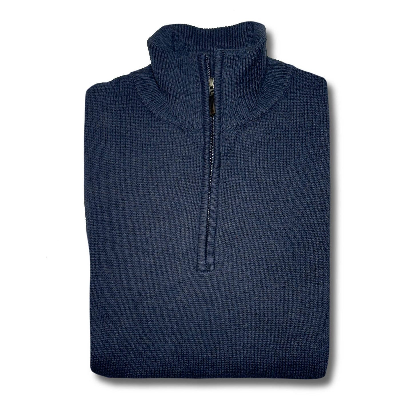 Quarter Zip Cotton Knit