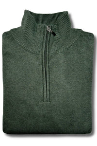 Quarter Zip Cotton Knit