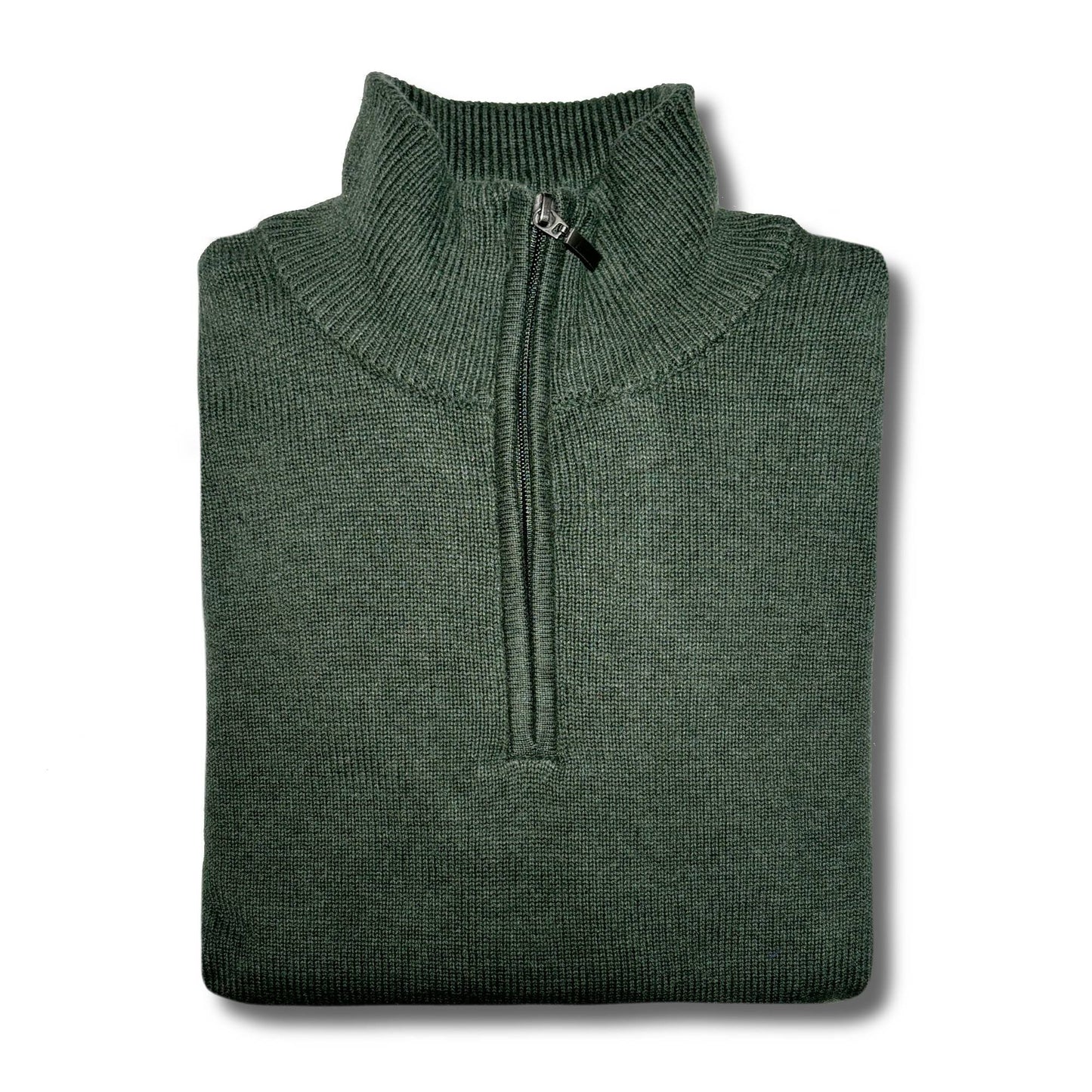 Quarter Zip Cotton Knit