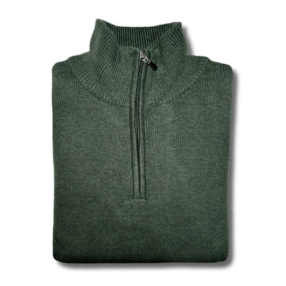 Quarter Zip Cotton Knit