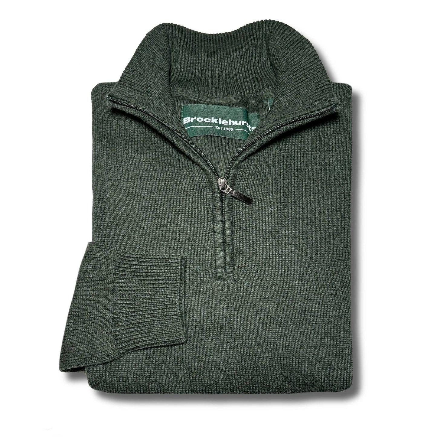 Quarter Zip Cotton Knit