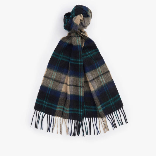 Wool Cashmere Tartan Scarf