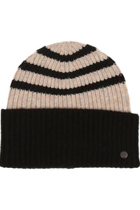 Ribbed Stripe Beanie