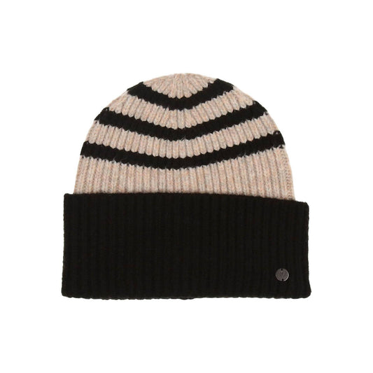 Ribbed Stripe Beanie