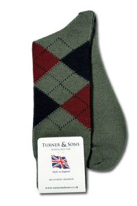 Argyle Merino Socks