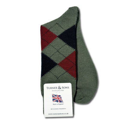 Argyle Merino Socks