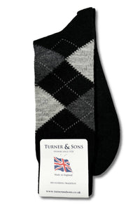 Argyle Merino Socks