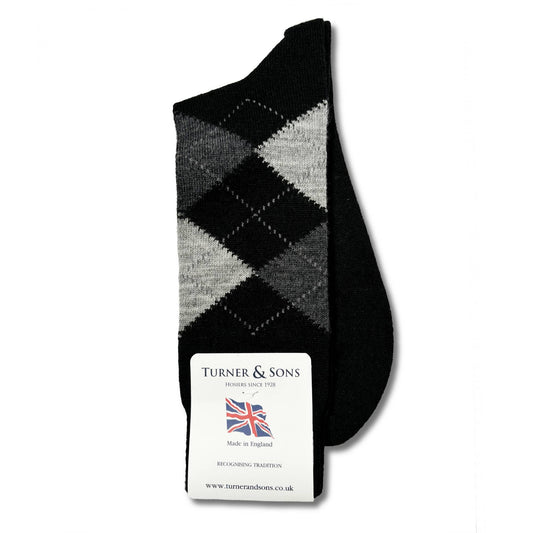 Argyle Merino Socks