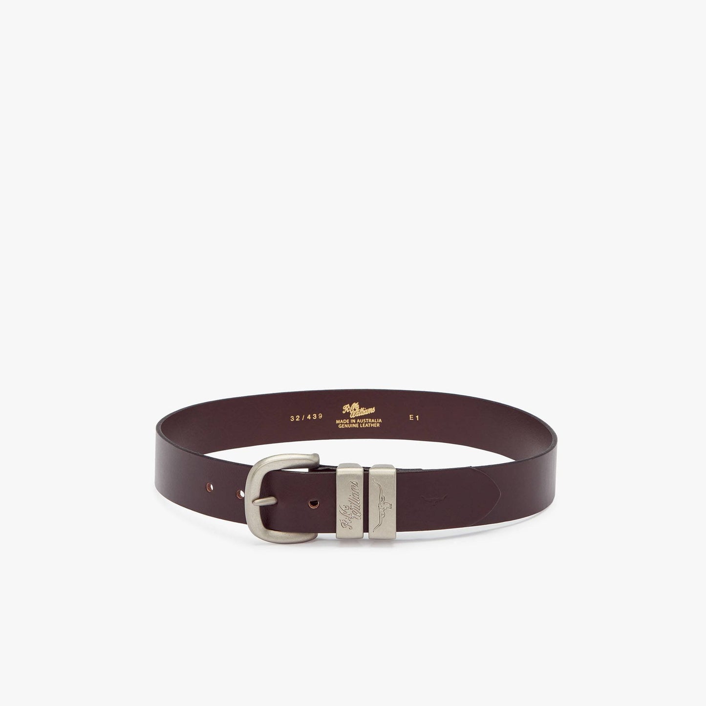 Drover Belt Silver Buckle