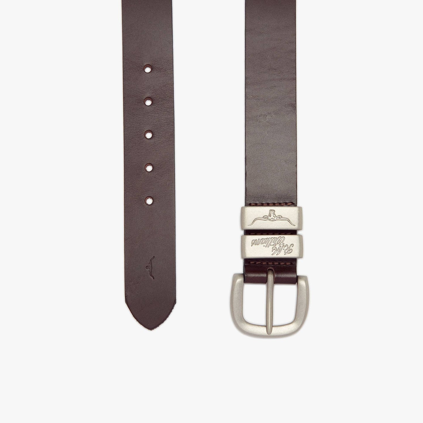 Drover Belt Silver Buckle