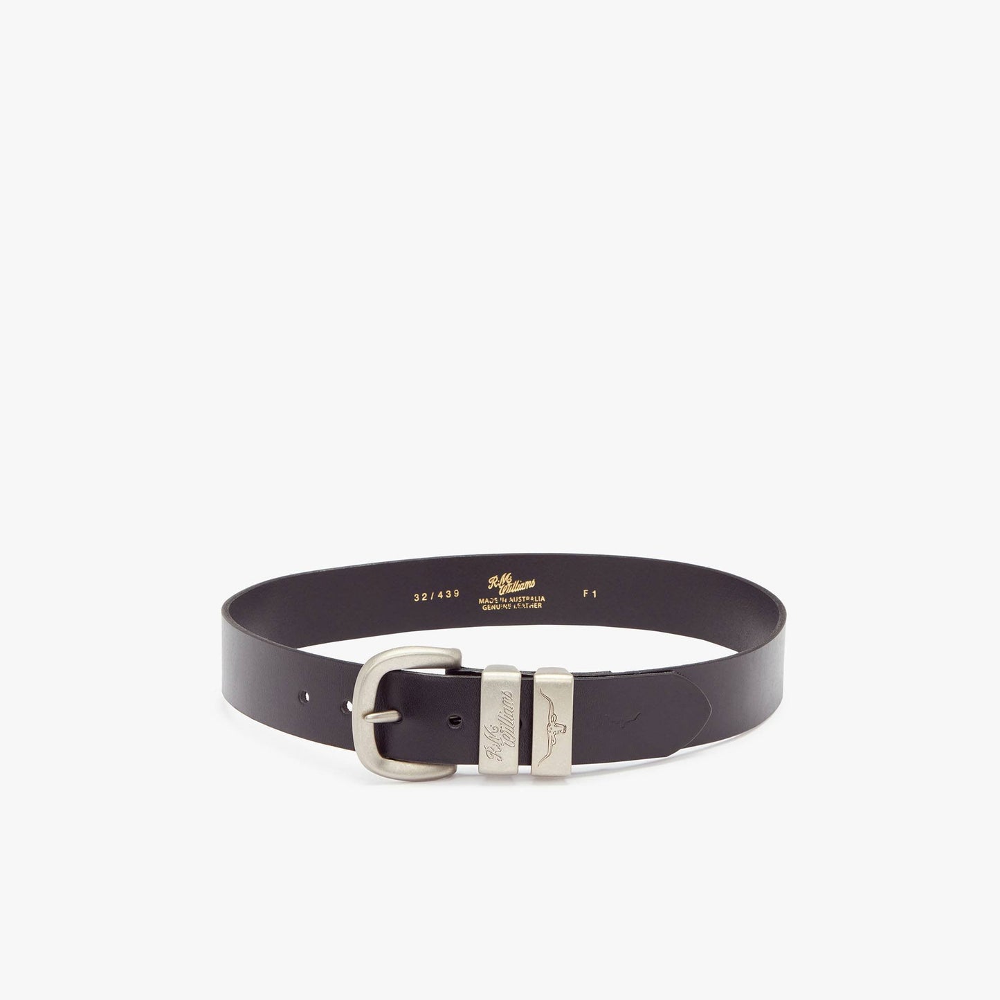 Drover Belt Silver Buckle