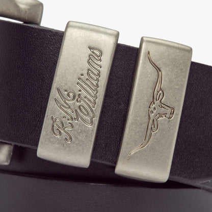 Drover Belt Silver Buckle