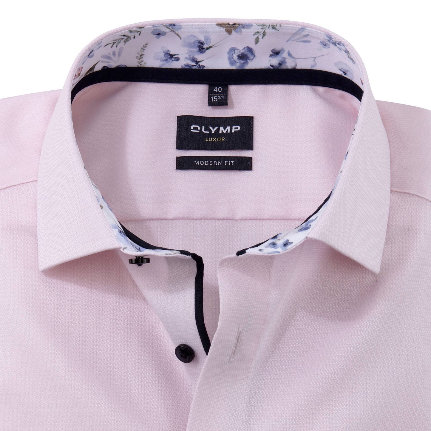 Luxor Modern Fit Contrast Collar Shirt