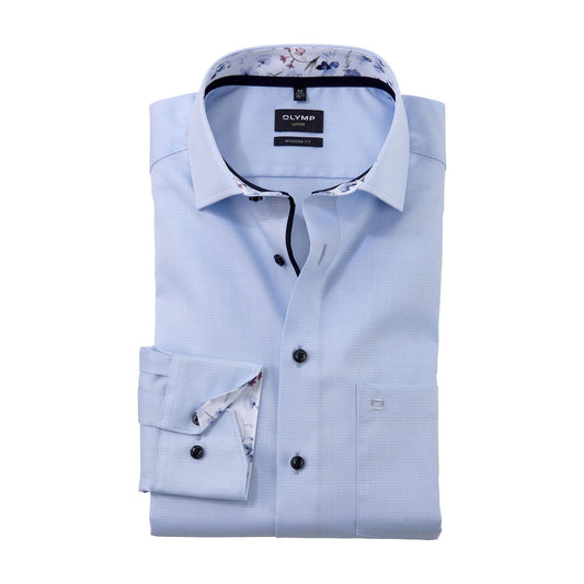 Luxor Modern Fit Contrast Collar Shirt