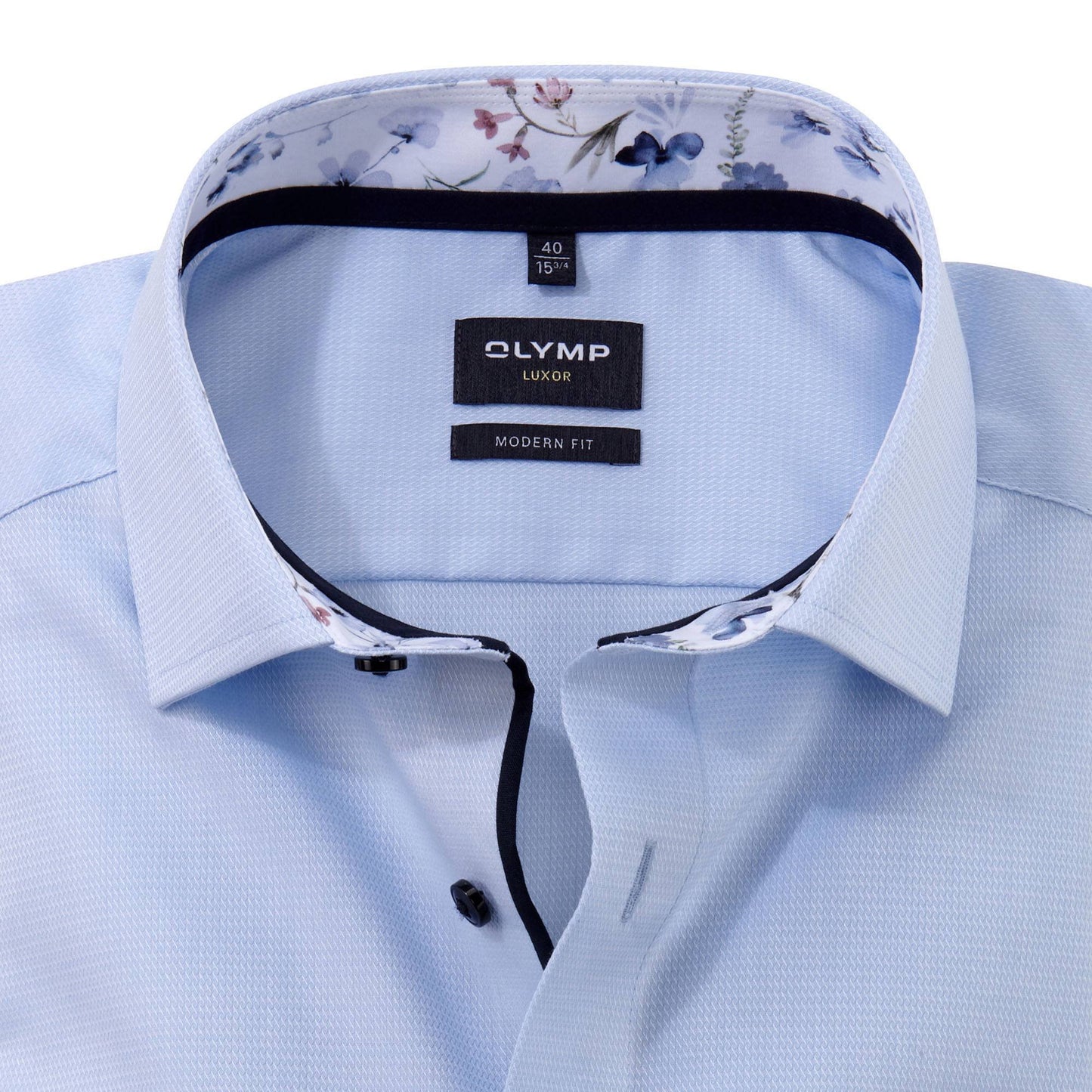 Luxor Modern Fit Contrast Collar Shirt