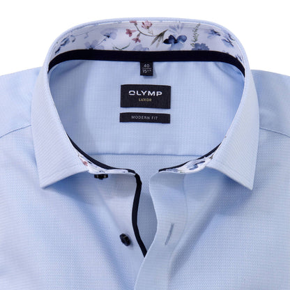 Luxor Modern Fit Contrast Collar Shirt