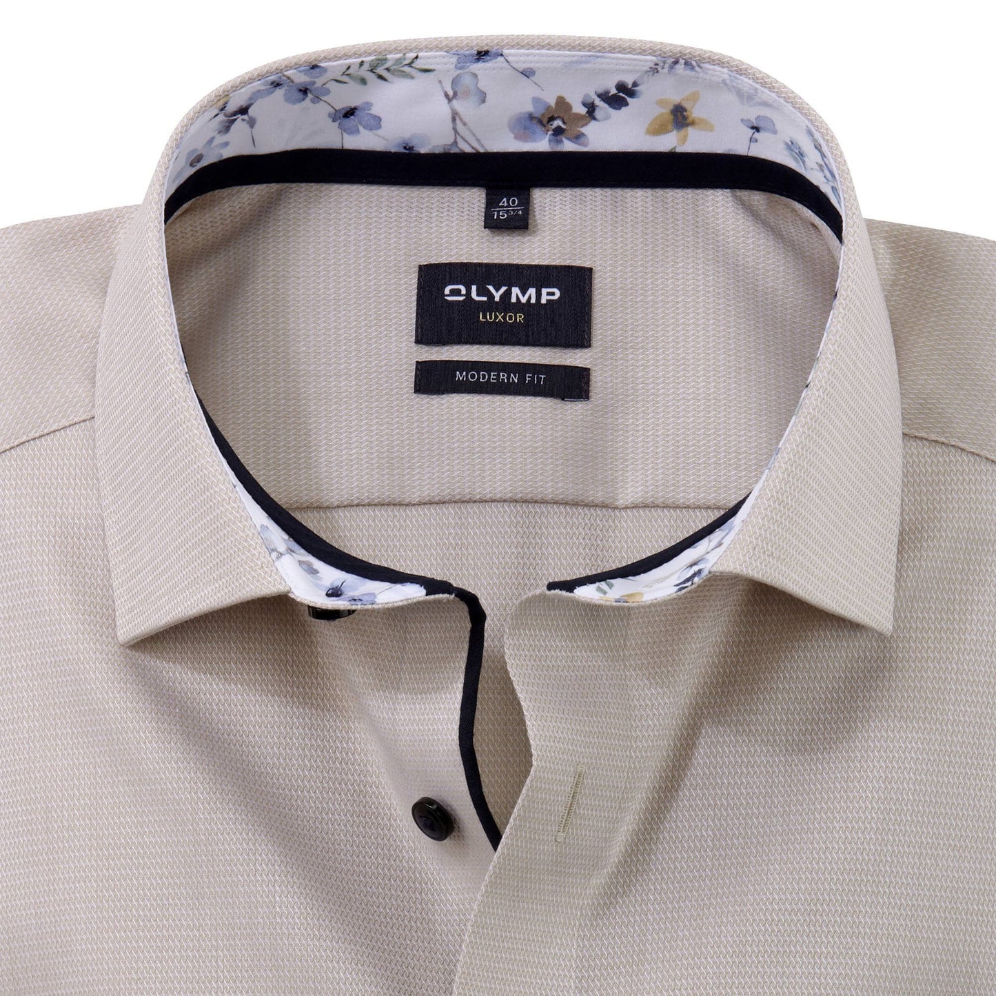 Luxor Modern Fit Contrast Collar Shirt