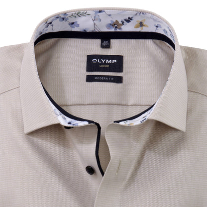 Luxor Modern Fit Contrast Collar Shirt