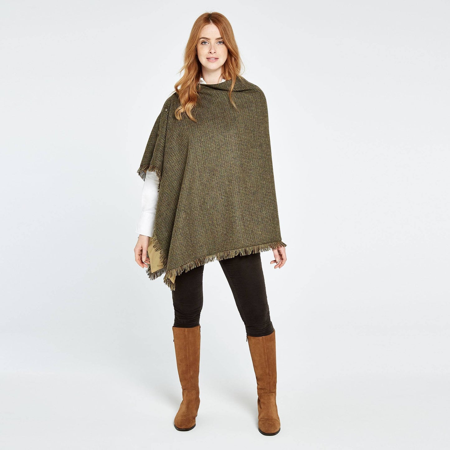 Hazelwood Tweed Poncho