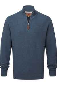 Porthleven Quarter Zip Cotton Knit