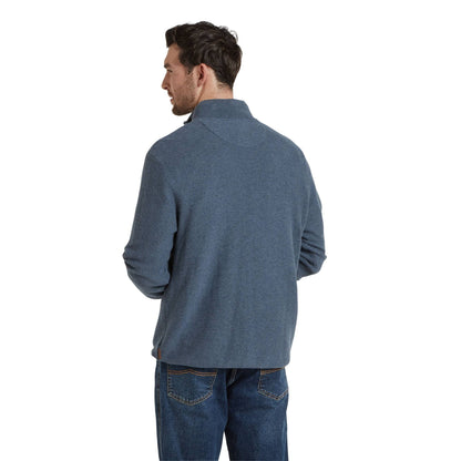 Porthleven Quarter Zip Cotton Knit