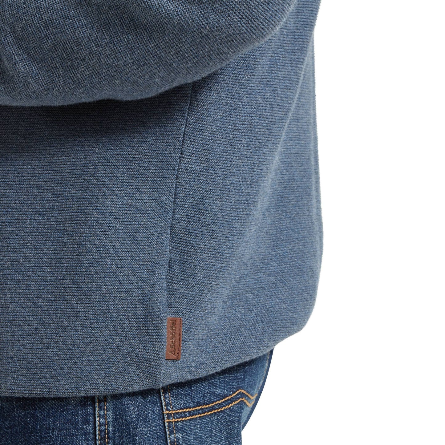 Porthleven Quarter Zip Cotton Knit