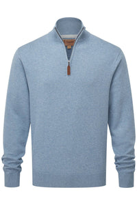 Porthmeor Pima Cotton Quarter Zip
