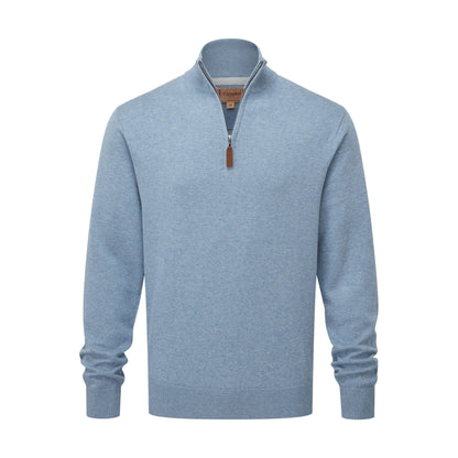 Porthmeor Pima Cotton Quarter Zip
