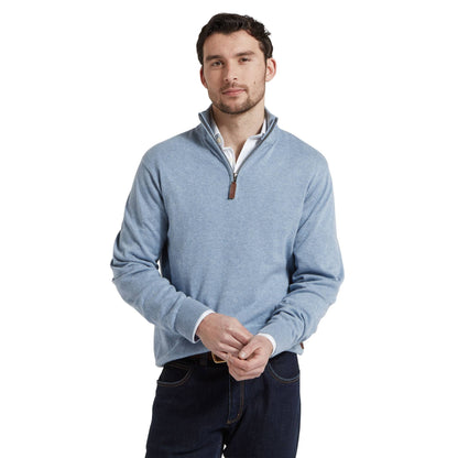 Porthmeor Pima Cotton Quarter Zip