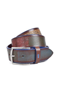 Embossed Leather Belt