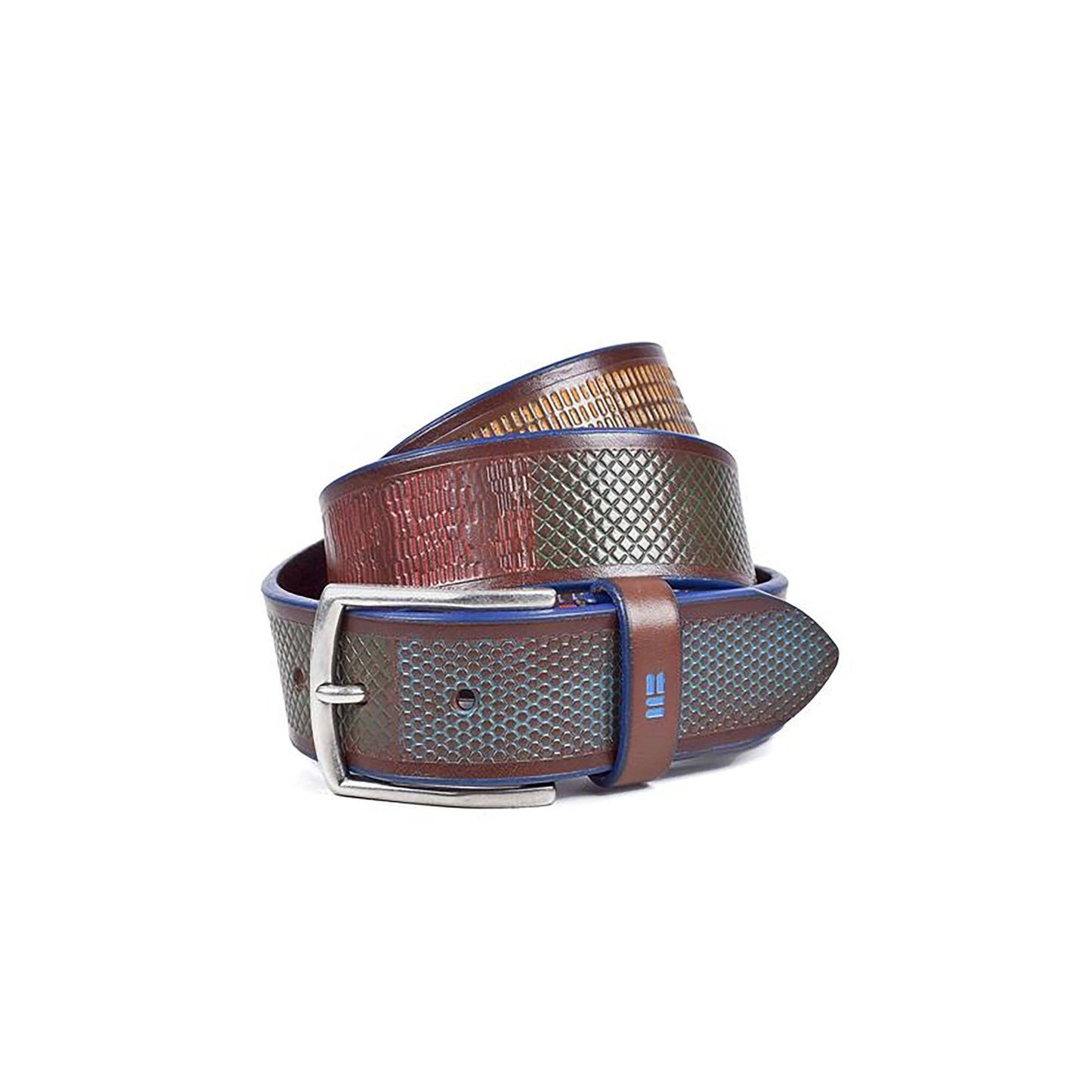 Embossed Leather Belt