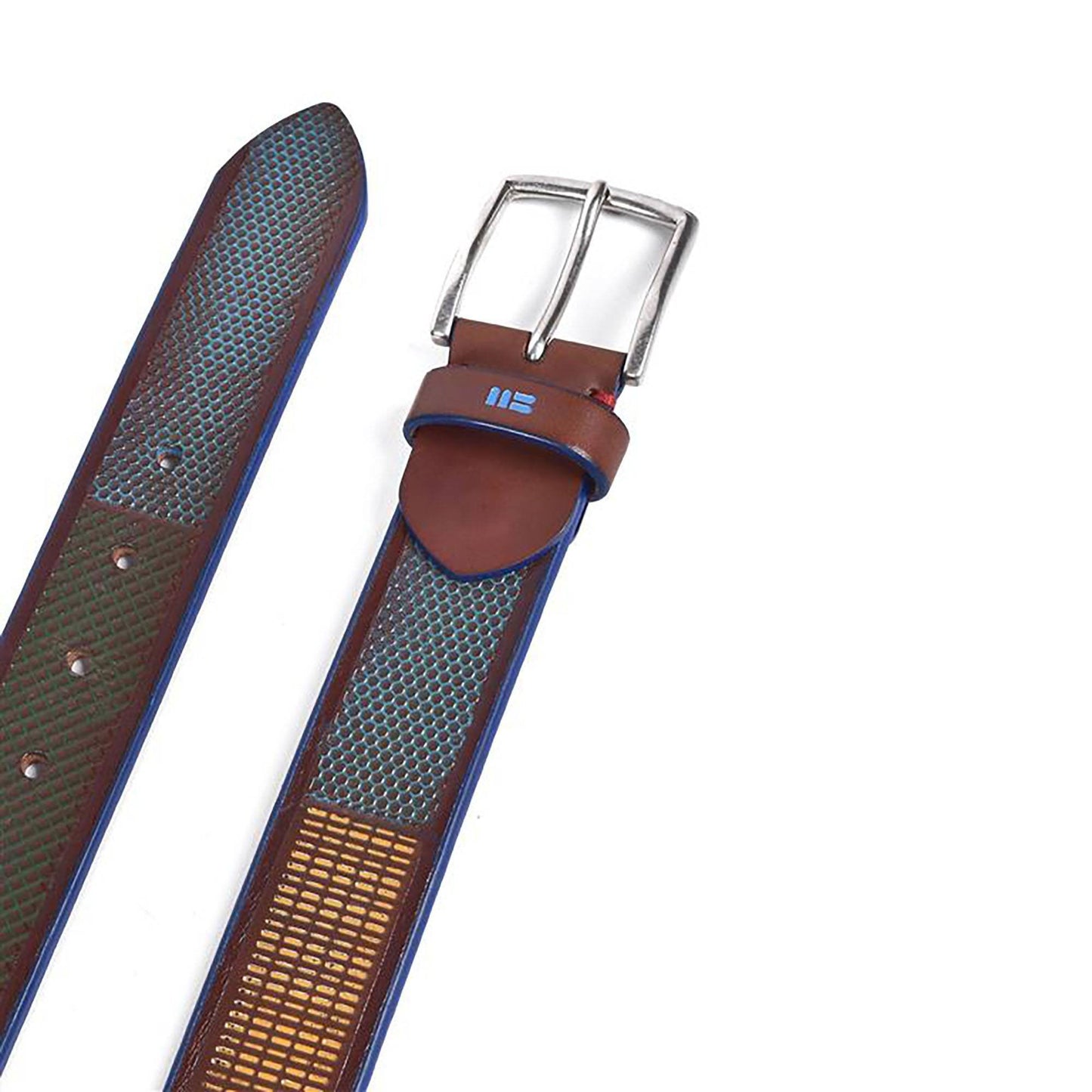 Embossed Leather Belt