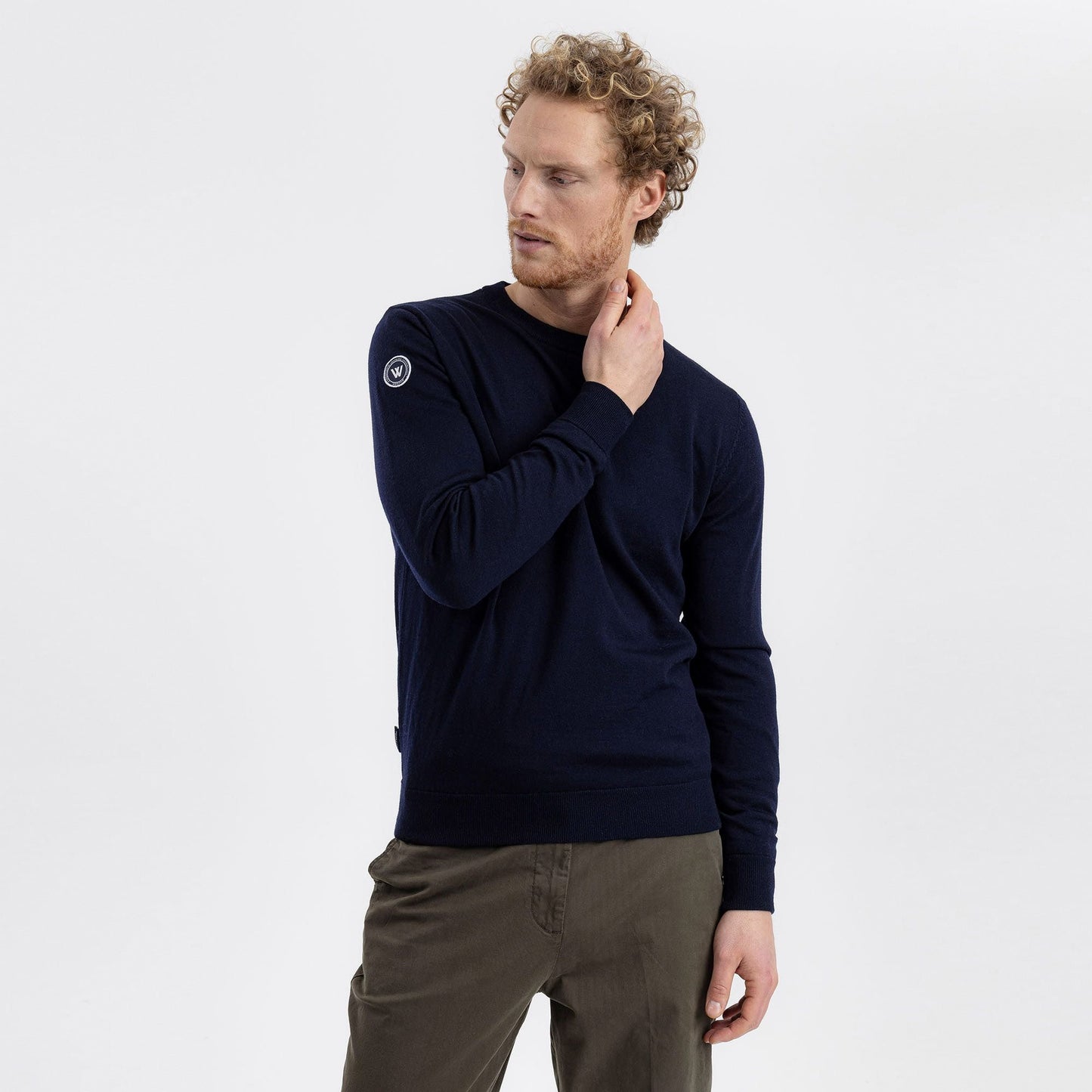 Jesper WP Merino Wool Crew Neck Knit