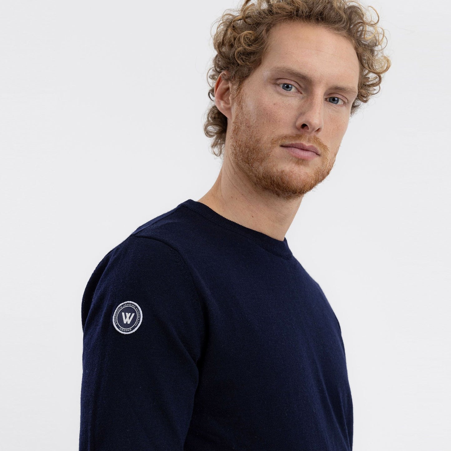 Jesper WP Merino Wool Crew Neck Knit