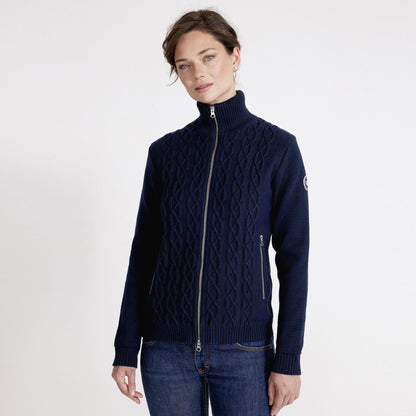 Marianne Cable Full Zip WP Knit