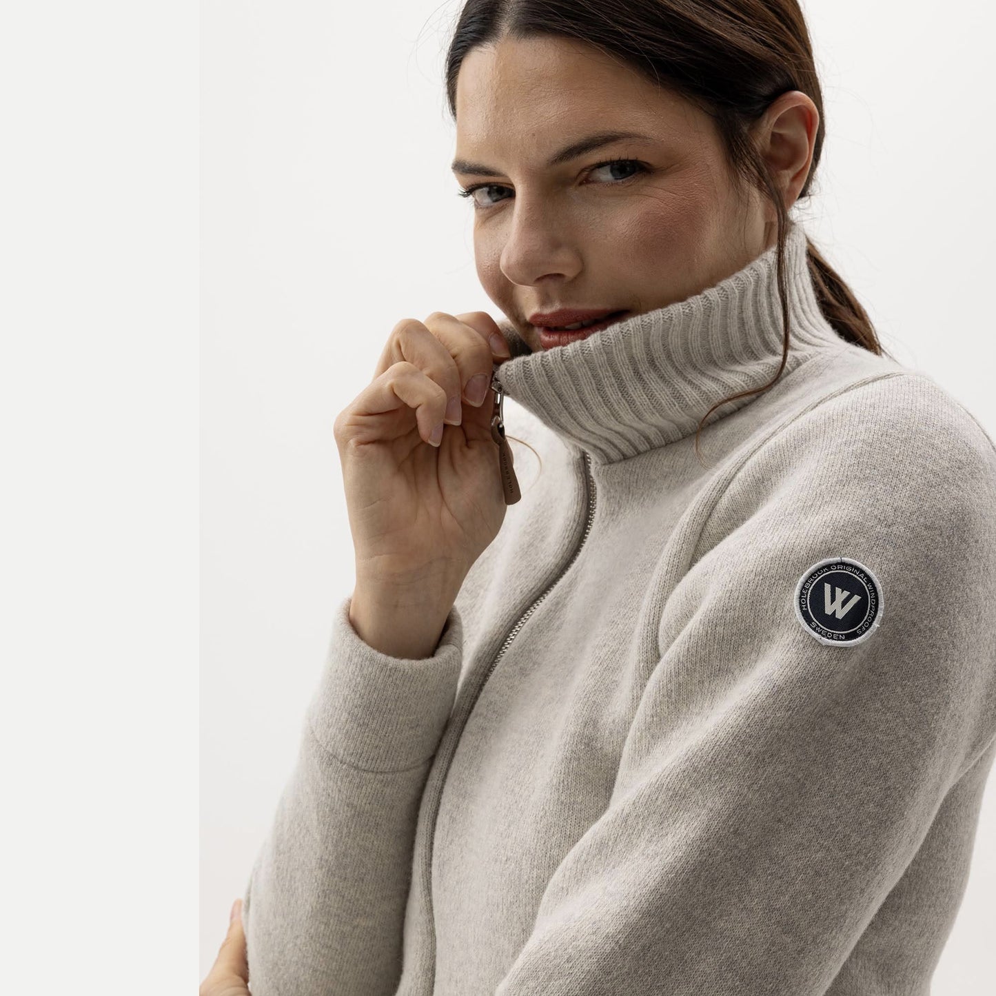 Claire Full Zip Windproof Sweatæ