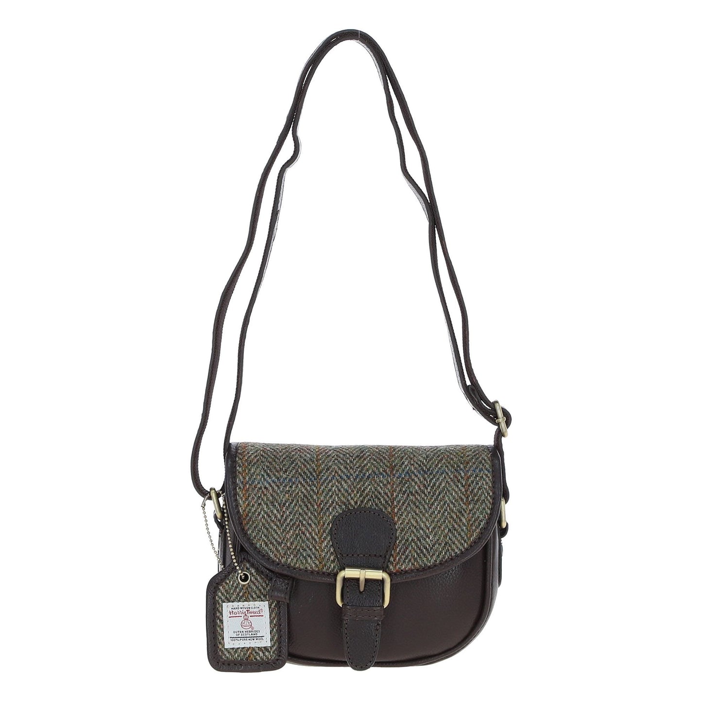 Harris Tweed Small Saddle Bag