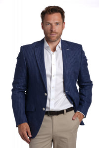 Florence Linen Stripe Jacket