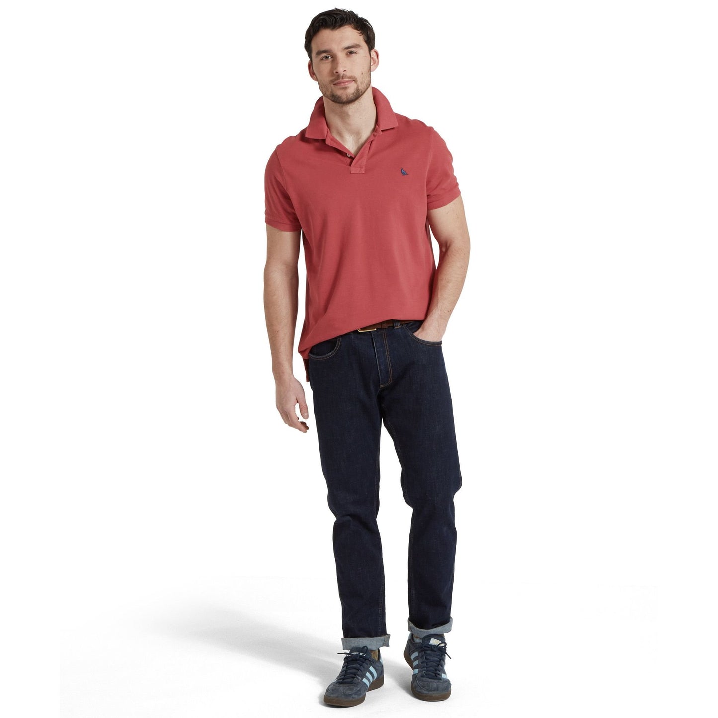 St Ives Garment Dyed Polo Shirt