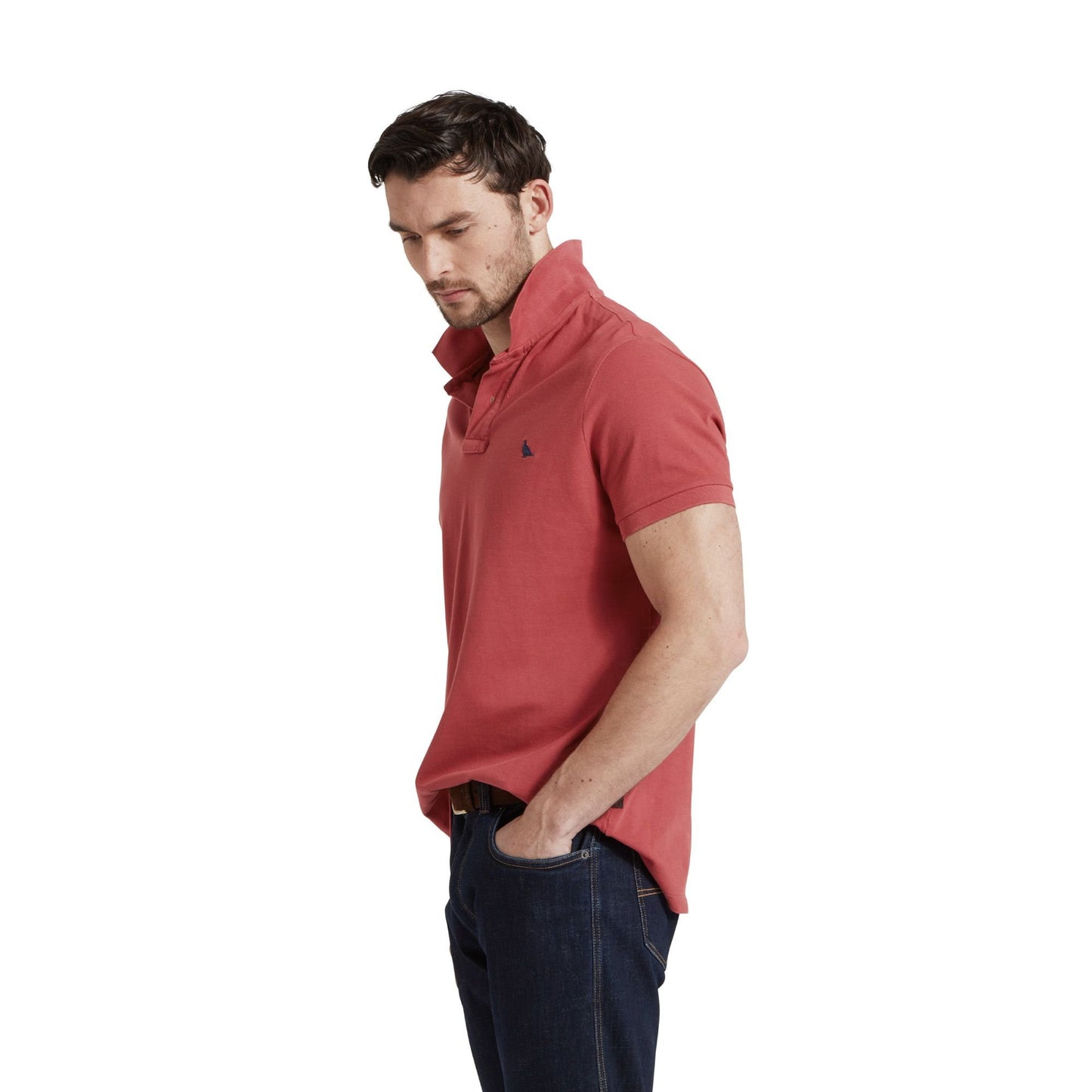 St Ives Garment Dyed Polo Shirt