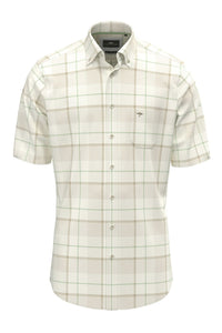 Slub Combi Check Shirt