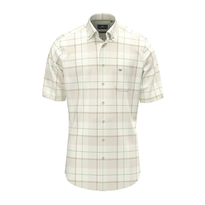 Slub Combi Check Shirt