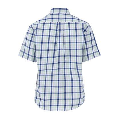 Seersucker Combi Check Shirt